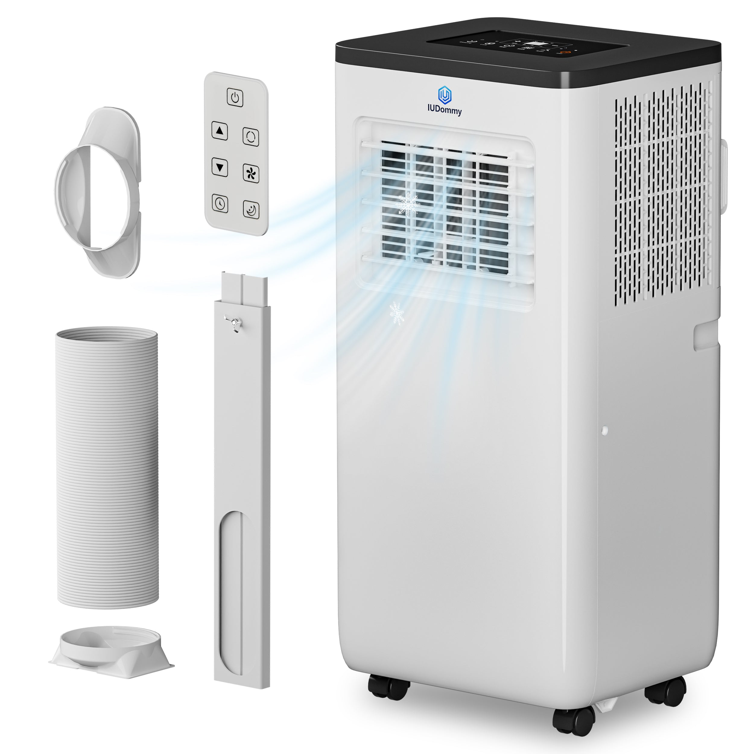 10000 BTU Portable Air Conditioner, 4-In-1 Cooling / Dehumidifier / Fan / Sleep Mode, Remote Control, 24H Timer, For Rooms Up To 450 Sq.Ft