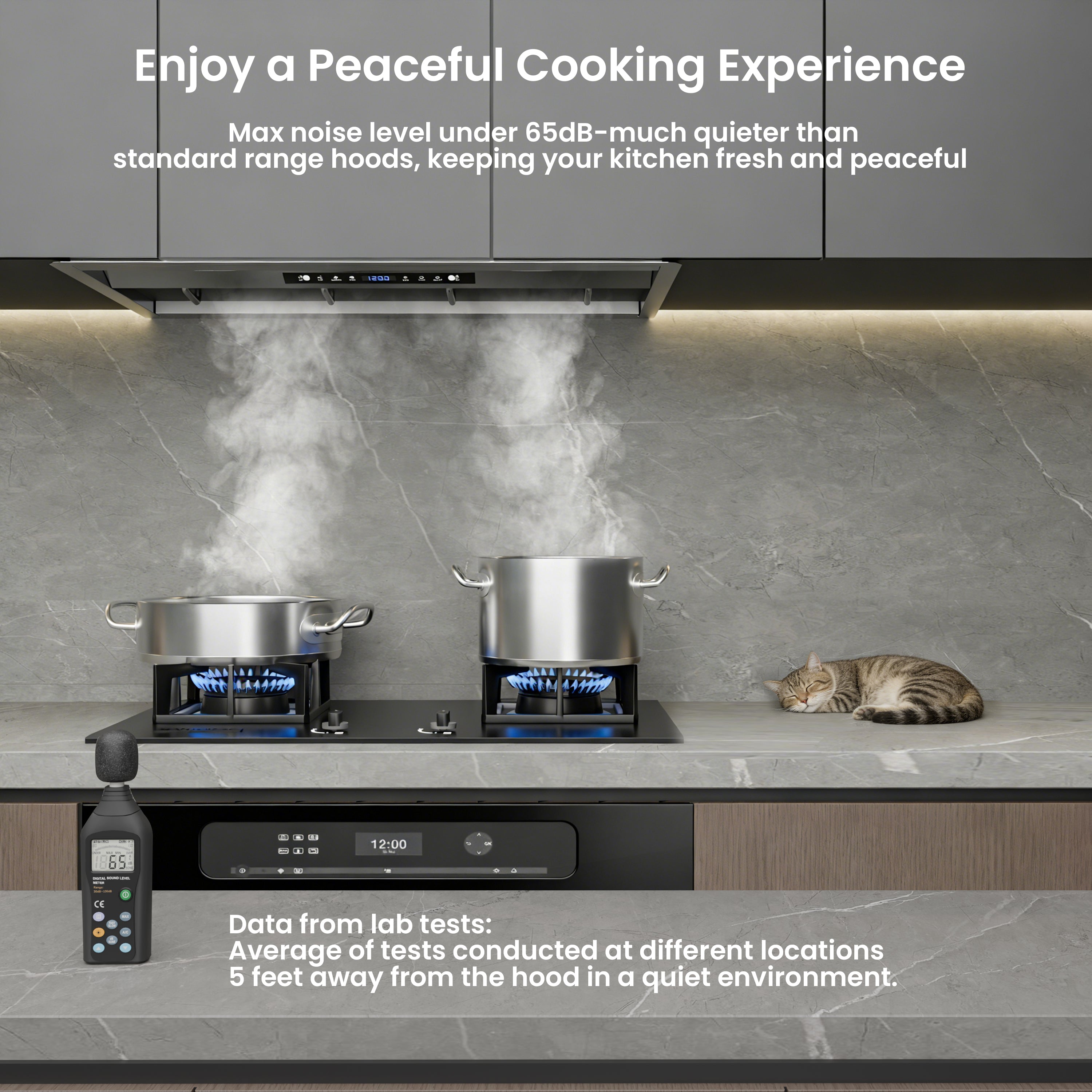 30 in. 600 CFM Convertible Ducted to Ductless Insert Range Hood in Stainless Steel with Filter,Lighting, Gesture Control